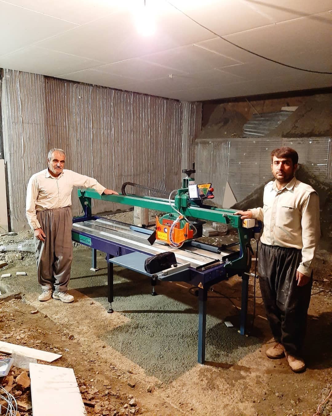 دستگاه سنگبری ٢ متری به سنندج