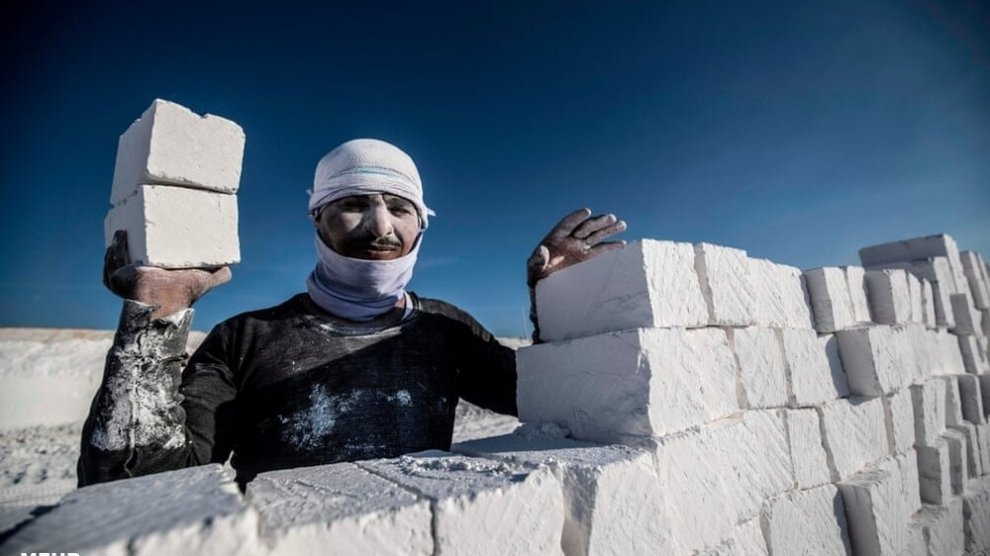 تصاویر کار در مصر معدن سنگ آهک