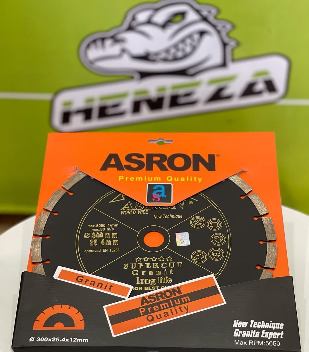 دیسک برش 300 آسرون مشکی