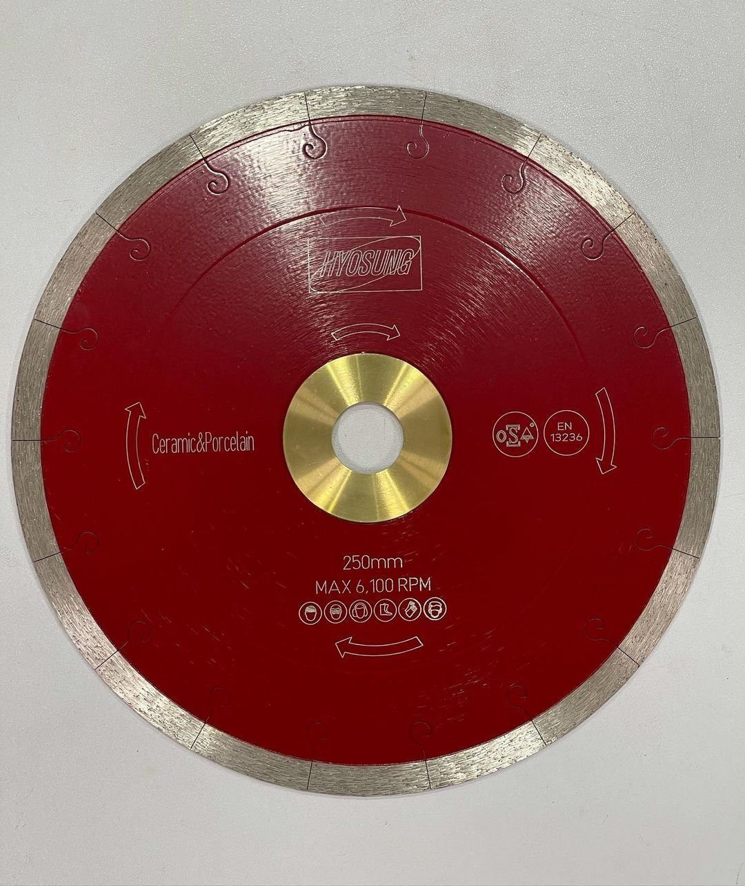 دیسک برش 250 هیوسانگ (HYOSUNG) قرمز
