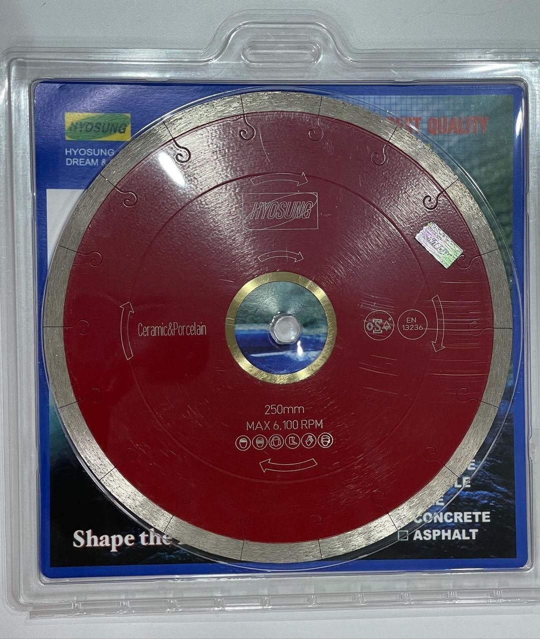 دیسک برش 250 هیوسانگ (HYOSUNG) قرمز