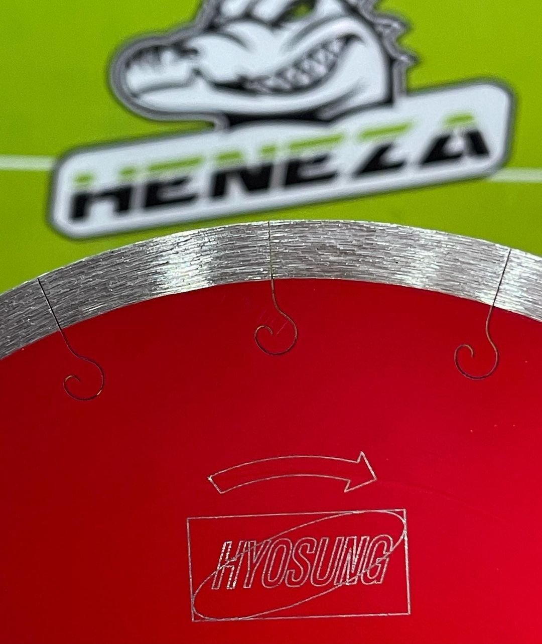 دیسک برش 250 هیوسانگ (HYOSUNG) قرمز